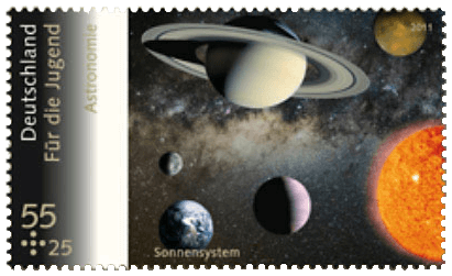 Briefmarke Sonnensystem1
