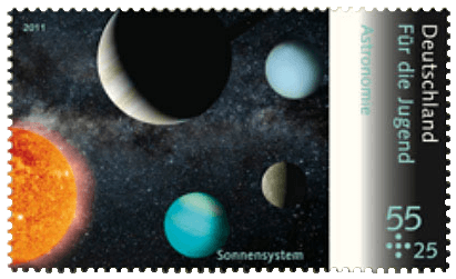 Briefmarke Sonnensystem2