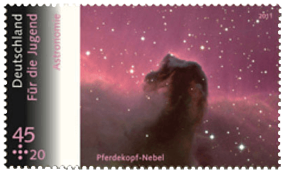 Briefmarke Pferdekopfnebel